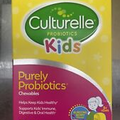 Culturelle Probiotics Kids Purely Probiotic Chewables 30 Tablets Exp 05/25