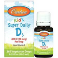 Carlson Kid's Super Daily D3 400 Iu (10 mcg) 0.35 fl oz Liq