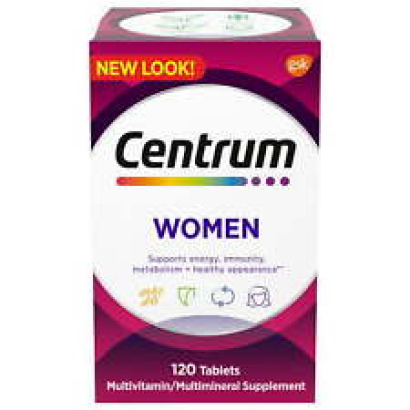 Centrum Multivitamin Women;  Multivitamin/Multimineral Supplement Iron 120 tabs