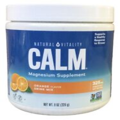 Natural Vitality Natural Calm Magnesium Supplement Orange Flavored 8oz 226g(R)