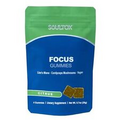 Soultox Focus Lion's Mane Gummies - Citrus Flavor - Vegan Formulation with