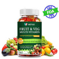 Fruits & Veggies 60 Fruit & Veggie Supplement Gummies Vitamins & Increase Energy