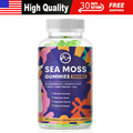 Organic Sea Moss Gummies 8000mg - Irish sea Moss,Bladderwrack,Burdock Root USA