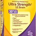 Nature Made Digestive Probiotics Ultra Strength 12 Strain Supplement 25 Capsules