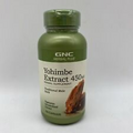 GNC Herbal Plus Yohimbe Extract 450mg Traditional Male Herbs 100 ct. EXP  04/25+