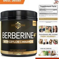 Berberine 1200mg HCL Plus Ceylon Cinnamon Capsules - Metabolic & Immune Support
