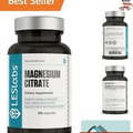 Bioavailable Magnesium Citrate Capsules for Heart Health and Restful Sleep