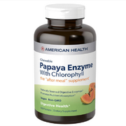 American Health Papaya Enzyme with Chlorophyll Chewable Tablets - 600 Count (200