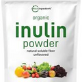 Organic Inulin FOS Powder (Jerusalem Artichoke), 2.2 Pounds (35 Ounce), Quick...