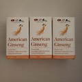 GSL American Ginseng Energy and Immune Health Lot of 3  (60 tablets) each New