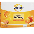 Cebion Vitamin C 1000mg + Calcium Effervescent 10's x 4 (EXPRESS SHIPPING)