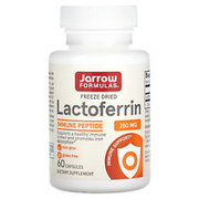 Jarrow Formulas, Lactoferrin, Freeze Dried, 250 Mg, 60 Capsules Immune Function