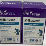 New Chapter Zyflamend {Herbal Pain Relif} 60 Veg LOT OF 2#0746