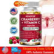 Cranberry Pills w/ VitaminC Max Strength 25000mg Urinary Tract Support 120 Caps