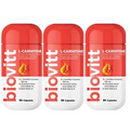 3X Biovitt L-Carnitine Vitamin Block Accelerate Fat Burning [30 Capsule]