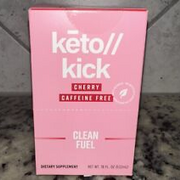 PRUVIT  KETO KICK  ketones Shot CHERRY Flavor Free Caffeine ( 12 servings )