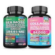 Sea Moss Multivitamin & Cosmic Collagen Power Duo, All-in-One Formula