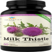 Organic Milk Thistle | Non GMO 2000Mg 4X Concentrated Vegan Daily Supplement W/