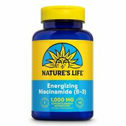 Nature's Life Energizing Niacinamide, B3 1000mg - High Potency, No Flush Niac...
