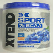 Xtend Sport 7G BCAA Muscle Recovery Blue Raspberry 30 Servings Best By:  2/24