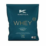 Kinetica Vanilla Whey Protein Powder | 4.5kg | 23g Protein per Serving | 150
