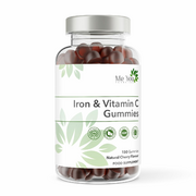 Iron & Vitamin C - 150 Natural Cherry Flavour Gummies - Immunity & Energy