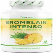 Bromelain Intenso - 120 Capsules (Vegan) a 750mg (2000 F.I.P) - Pineapple Extract
