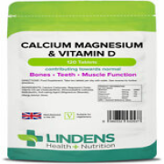Calcium Magnesium & Vitamin D Tablets Quality Natural Supplement 100% Rda