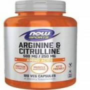 NOW Foods - L-ARGININE & L-CITRULINE 120 capsules