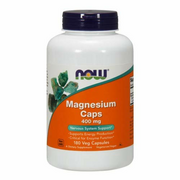 Now Foods Magnesium caps, 180 caps / 400 mg ( Multi-Pack)