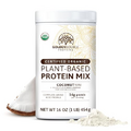 GoldenSource Proteins, Coconut, Plant Based Protein Powder, Protein Mix, Protein Powder with 22 Vitamins & Minerals, 16g of Protein, & Complete Amino Acid Profile, Vegan Protein Powder