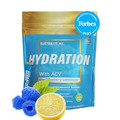 Essential Elements Hydration Packets - Blue Raspberry Pack - Sugar Free Electrolytes Powder Packets - 25 Stick Packs of Electrolytes Powder No Sugar - Hydration Drink - with ACV & Vitamin C