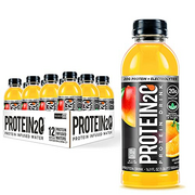 Protein2o 20g Whey Protein Isolate Infused Water Plus Electrolytes, Sugar Free Sports Drink, Ready To Drink, Gluten Free, Lactose Free, Orange Mango, 16.9 oz Bottle (12 Count)
