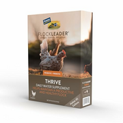 FlockLeader Thrive, Daily Probiotic & Prebiotic Water Supplement for Chickens 8+ Weeks Old, 8 oz