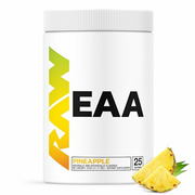 RAW EAA Amino Acids Powder, Pineapple (25 Servings) - Pre Workout Amino Energy Powder for Strength, Endurance, Recovery & Lean Muscle Growth - BCAA Amino Acids Supplement for Men & Women