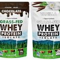 Opportuniteas Grass Fed Chocolate & Vanilla Whey Protein Isolate Powder - Protein Powder Without Artificial Sweeteners, Hormone-Free Cows, Non GMO - 2X 1lb Bundle