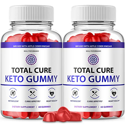 IDEAL PERFORMANCE (2 Pack) Total Cure Keto Gummies Total Cure Keto Gummy S (120 Gummies)