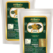 Atibala Leaf Powder (Abutilon indicum) Kangi Powder - Indian Mallow - Atibala Powder - Thuthi Powder - Atibala churna - 400g (Pack of 2)