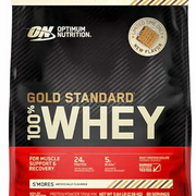Optimum Nutrition Gold Standard 100% Whey Protein Powder, S'More Flavor, 5 Pound (Packaging May Vary)