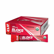 CLIFF BLOKS Energy Chews Bundle - Margarita Flavor with 3X Sodium and Strawberry Flavor - 2.12oz (18 Count) Each