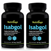 Senta Nutraceuticals Isabgol 500mg (90Veg Capsules) Pack of - 2