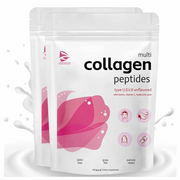 2Lb Multi Collagen Peptides Powder Types I, Ii, Iii, V, X for Women and Men, Hydrolyzed Protein Peptides with Hyaluronic Acid, Biotin 10000mcg & Vitamin C for Hair Skin and Nails