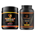 Gorilla Mode Pre Workout (Cherry) + Premium Whey Protein (Chocolate) - Comprehensive Stack for Fueling Maximum Workout Results