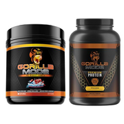 Gorilla Mode Pre Workout (Bombsicle) + Premium Whey Protein (Chocolate) - Comprehensive Stack for Fueling Maximum Workout Results