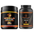 Gorilla Mode Pre Workout (BlackBerry Lemonade) + Premium Whey Protein (Chocolate) - Comprehensive Stack for Fueling Maximum Workout Results