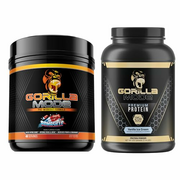 Gorilla Mode Pre Workout (Bombsicle) + Premium Whey Protein (Vanilla) - Comprehensive Stack for Fueling Maximum Workout Results