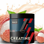 Creatine Monohydrate for Muscle Building - Watermelon Flavored, 100g|Helps Sustain Longer Workout, Muscle Repair | (Litchi Lush, 100gm)