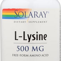 SOLARAY Freeform Llysine 500mg Capsules, 120 CT