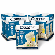 Quest Nutrition Vanilla Protein Shake, High Protein, Low Carb, Gluten Free, Keto Friendly, 11 Fl.Oz 4 Count (Pack of 3)