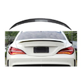 Glossy Black Car Rear Trunk Spoiler Wing Decklid Lip Compatible with Benz CLA Class C117 CLA200 CLA260 CLA45 AMG 2013-2019 (Color : Carbon Black)